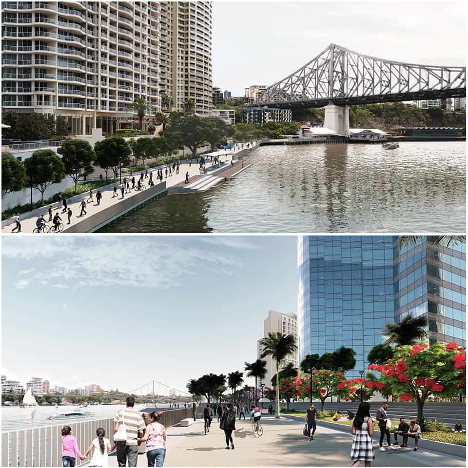 Brisbane Plans CBD Riverfront Renewal