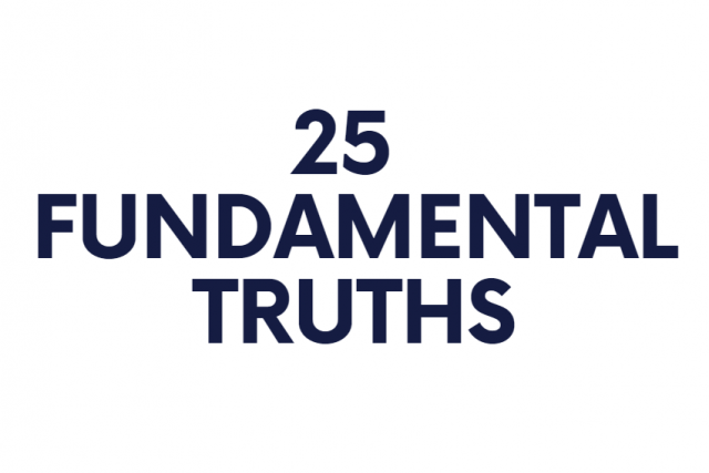 25 fundamental truths as presented by top 100 women